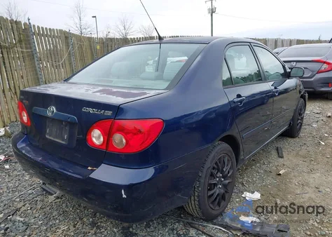 2005 Toyota Corolla Le из США, поврежденный, VIN 2T1BR32E55C382905